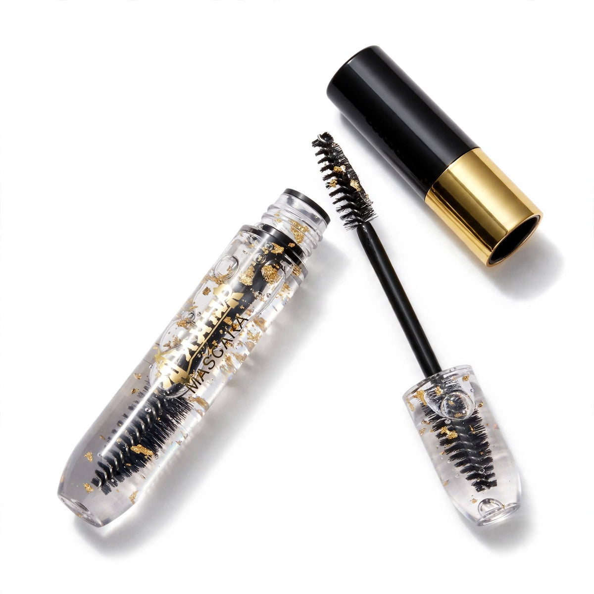 Clear brow and lash gel with wand out