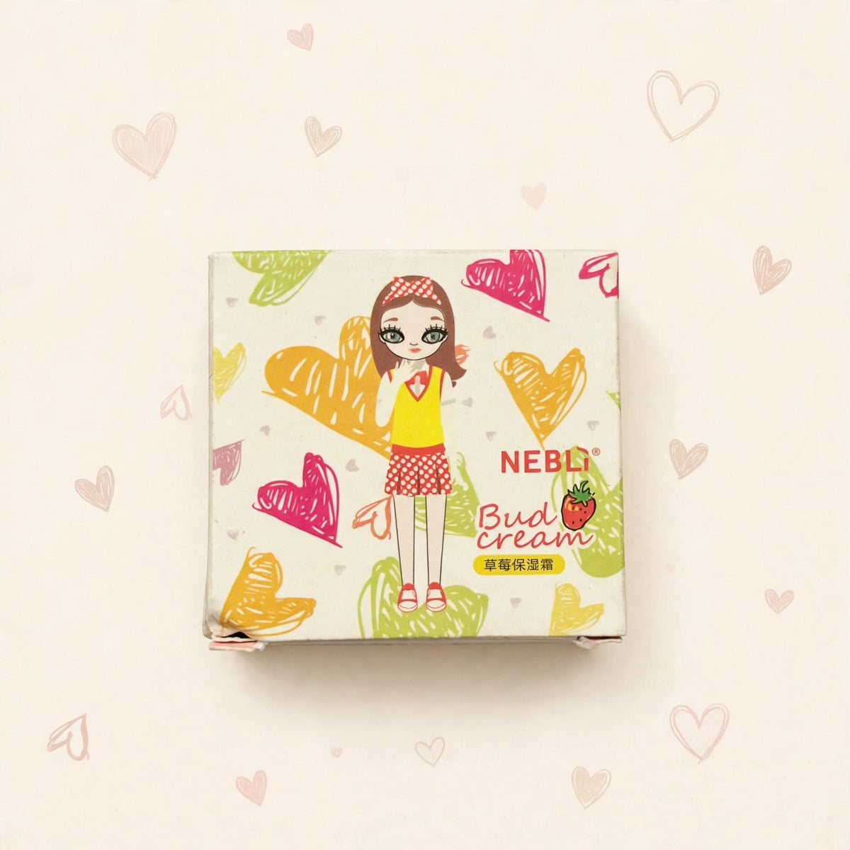 Nebli lip cream box on a soft background