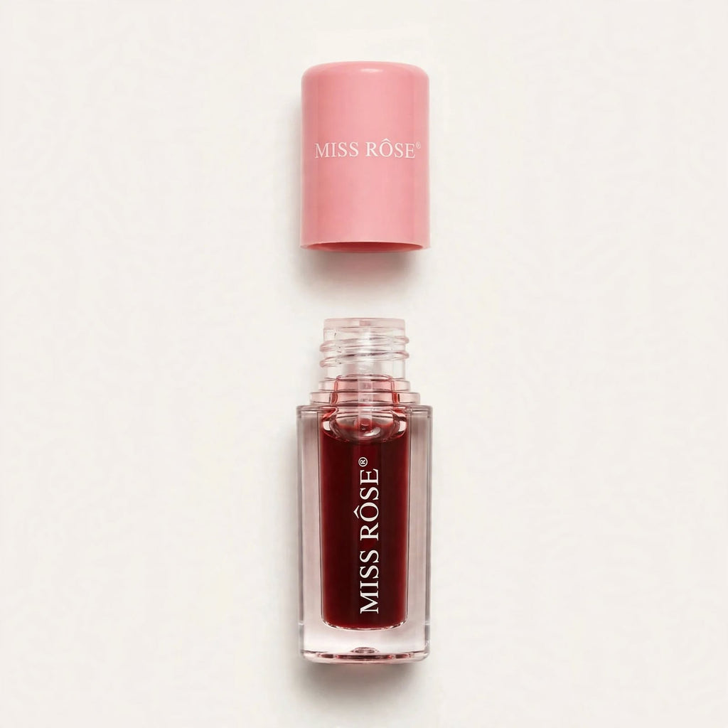 Miss Rose lip tint, cap and bottle