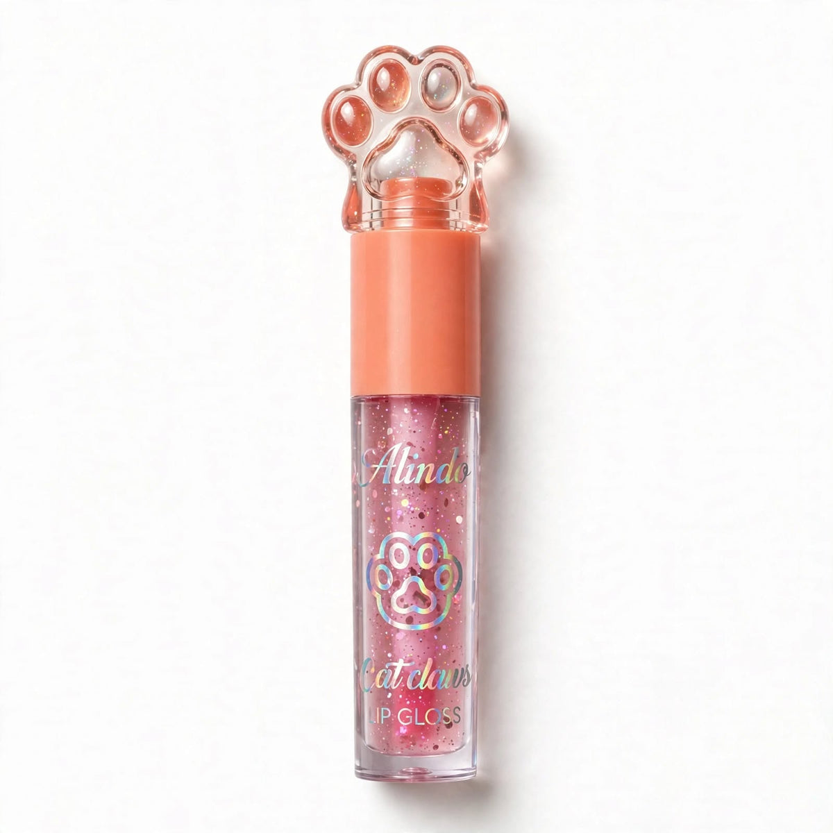 Cat paw lip gloss, side