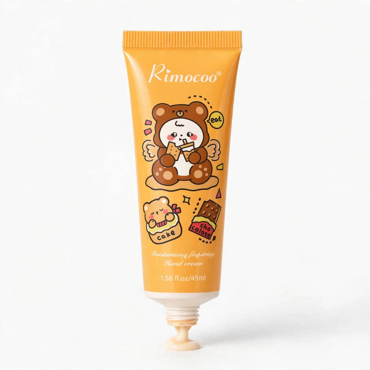 Rimocoo bear hand cream tube standing