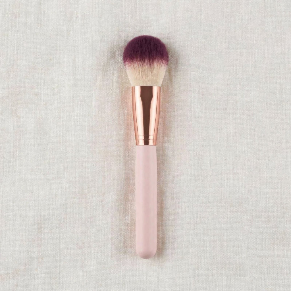 Purple tip blush brush standing