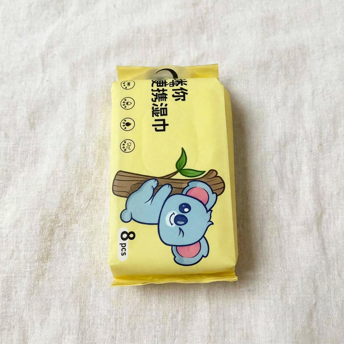 Koala mini wet wipes pack, front