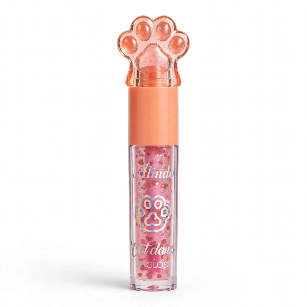 Cat paw lip gloss, front
