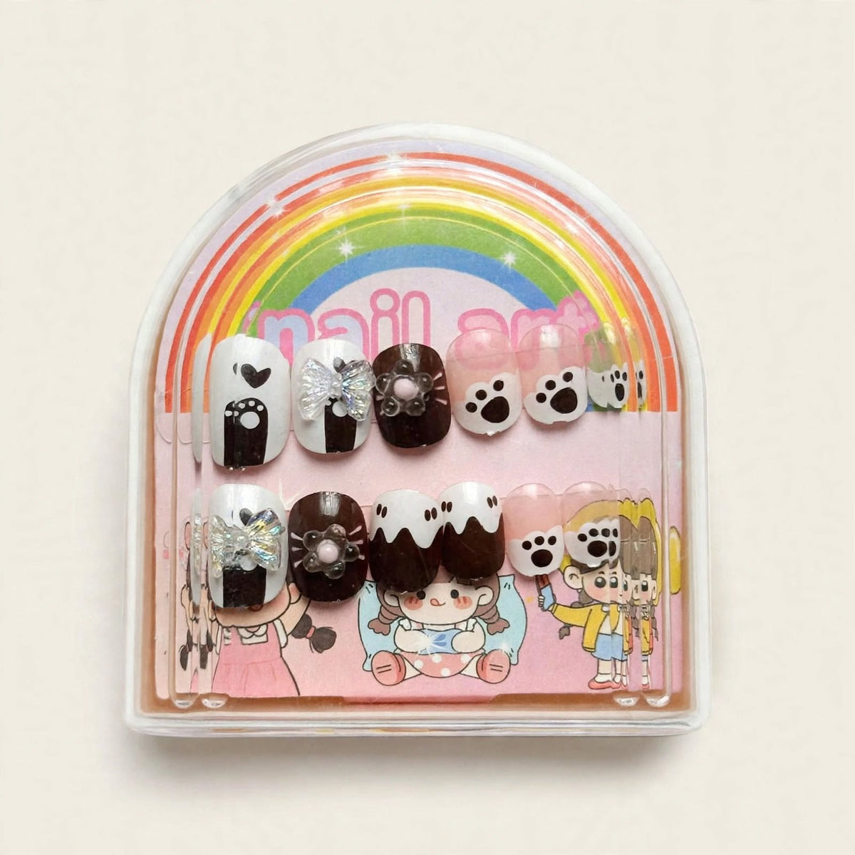 Cocoa Paws kids press-on nails