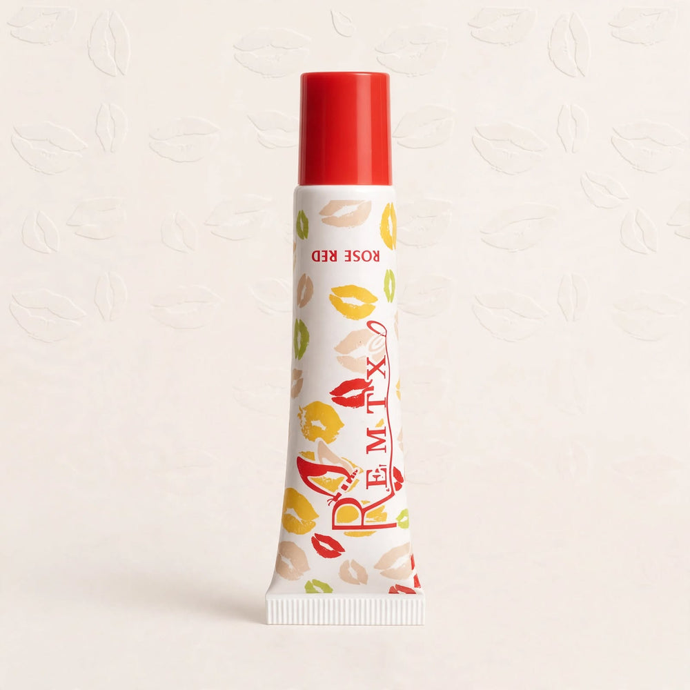 Remtx Rose Red lip gloss, front