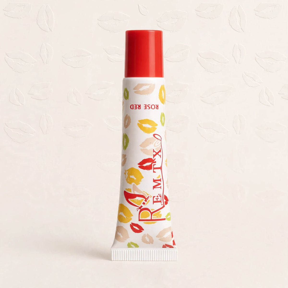 Remtx Rose Red lip gloss, front