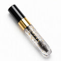 Clear brow and lash gel tube with gold flakes