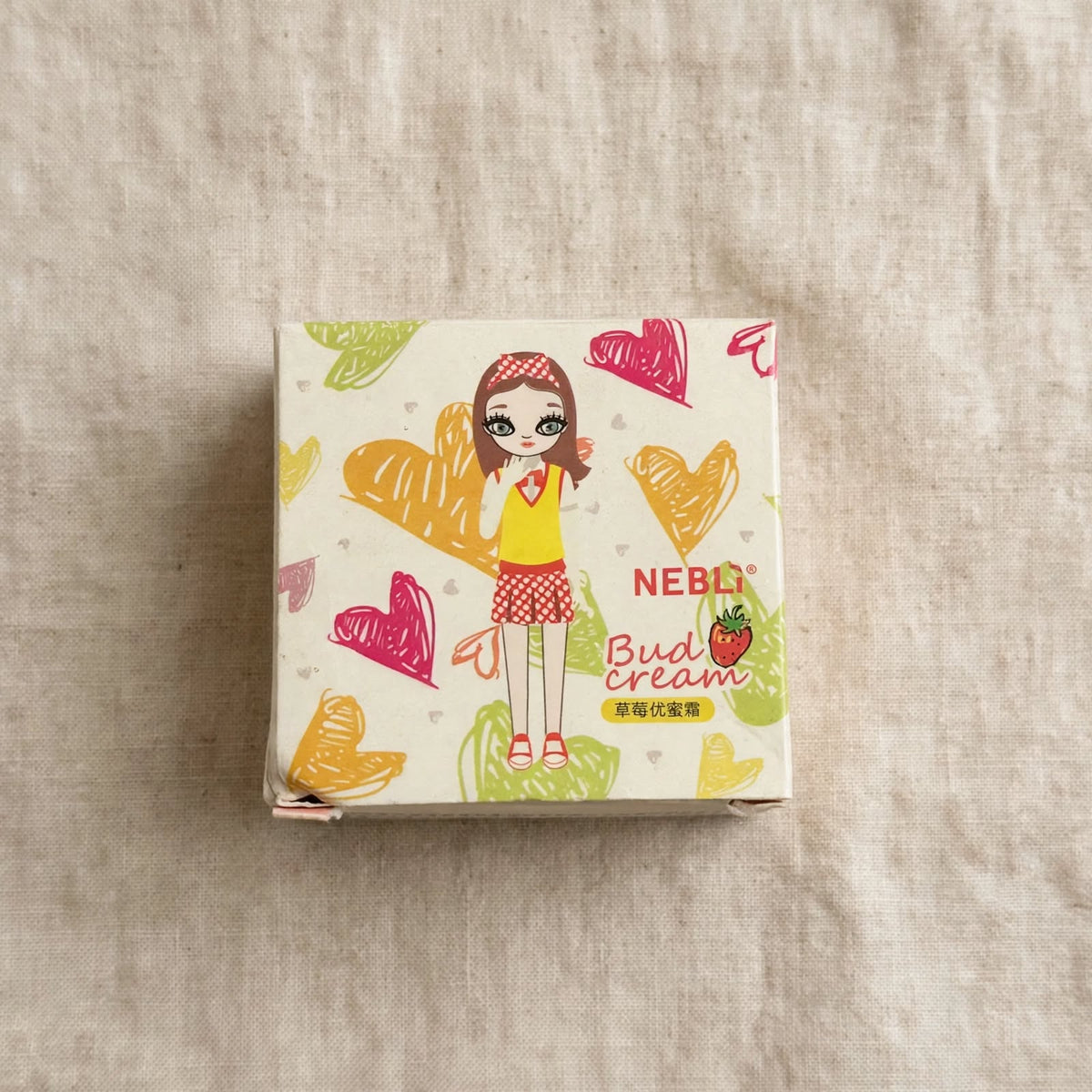 Nebli lip cream box, front