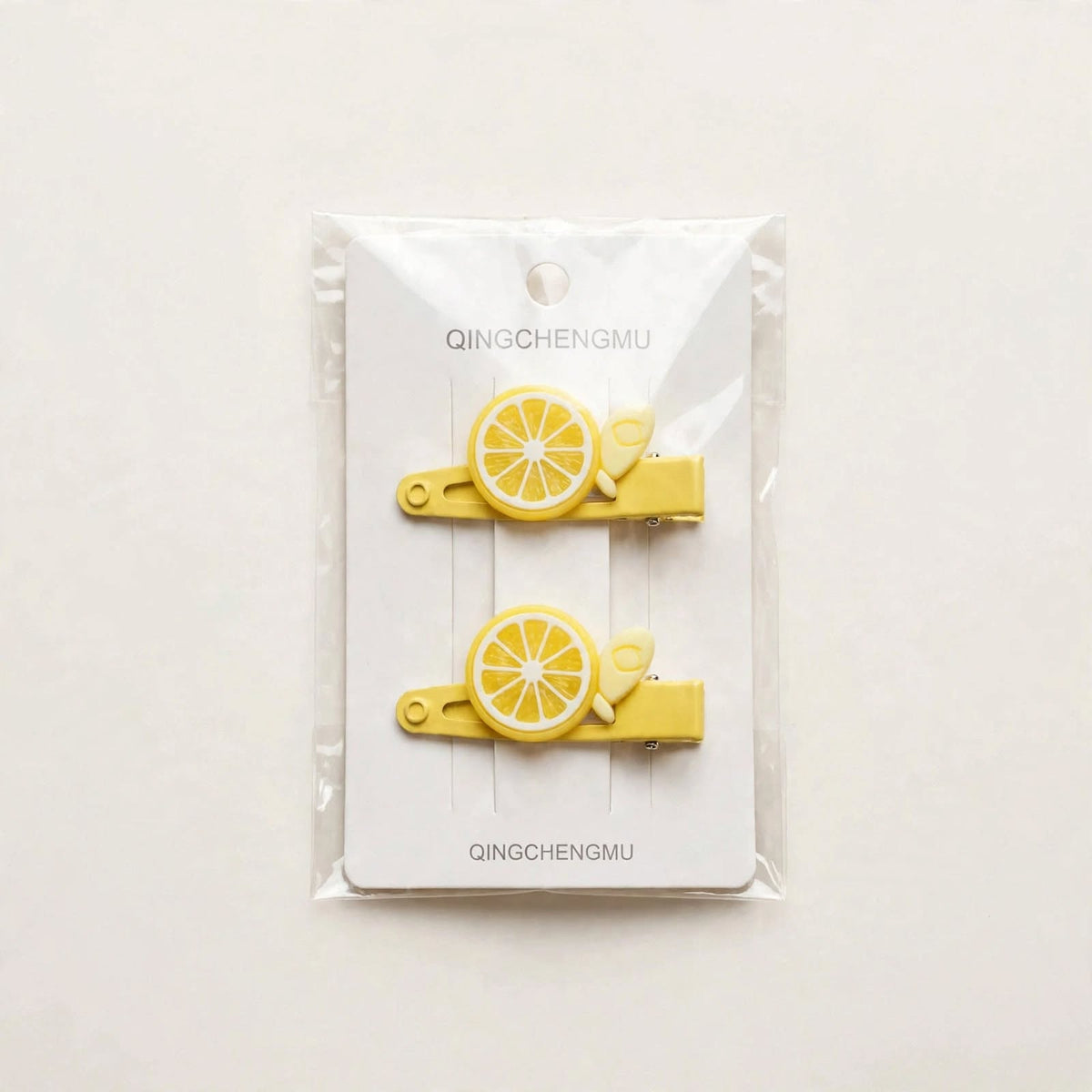 Lemon Slice kids hair clips