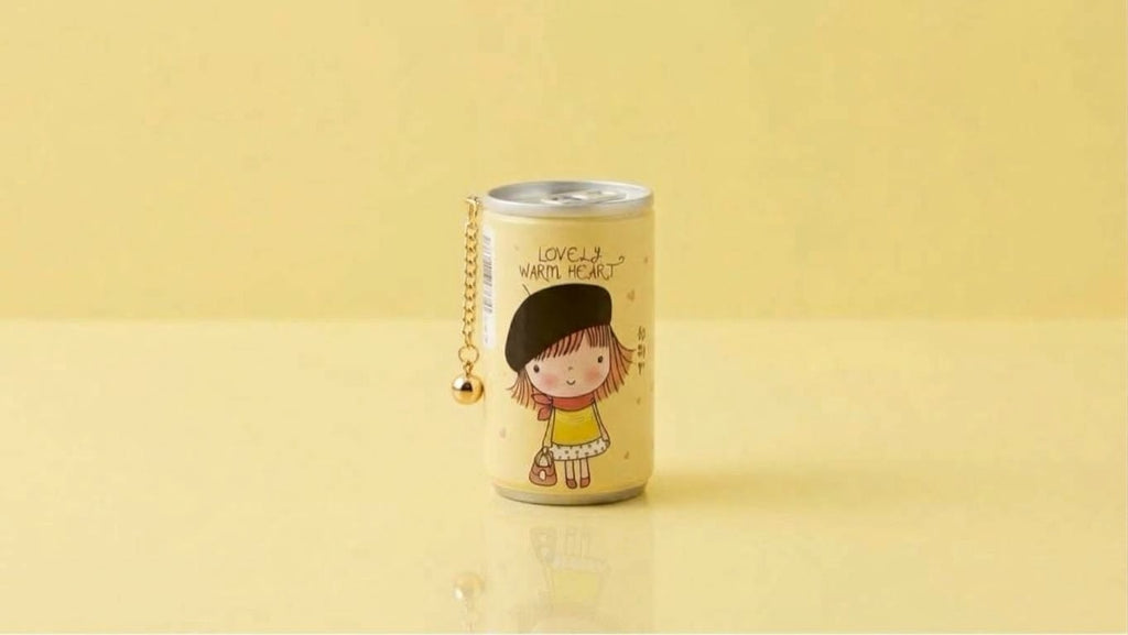 Kawaii Mini Canned Wet Wipes with Keychain Clip, view 3