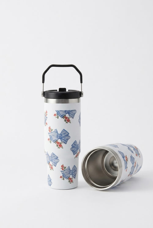 Blue Ribbon Coquette Insulated Travel Tumbler