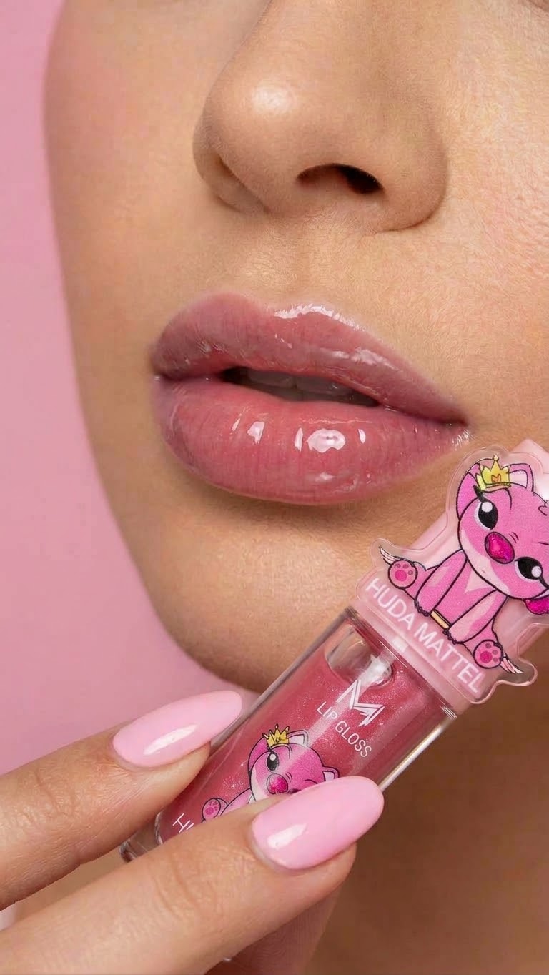 Cute Character Keychain High-Shine Lip Gloss, view 2
