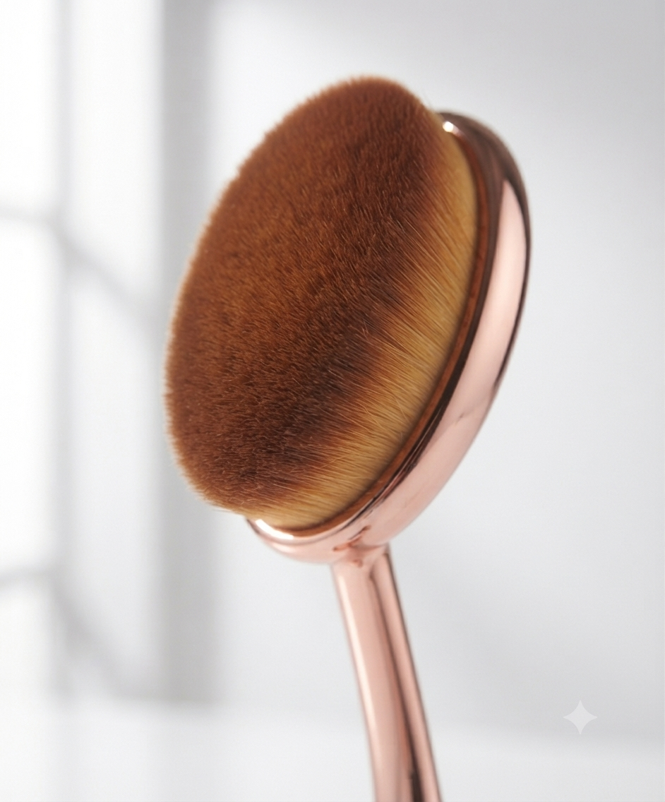 Luxe Oval Blending Makeup Brush, view 3